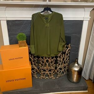 🫒 J. Crew Olive Green Top